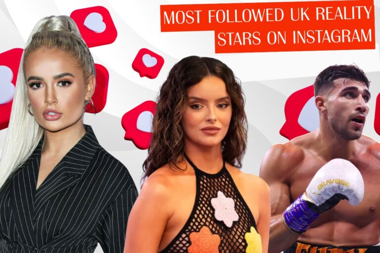 Most Followed UK Reality Stars on Instagram