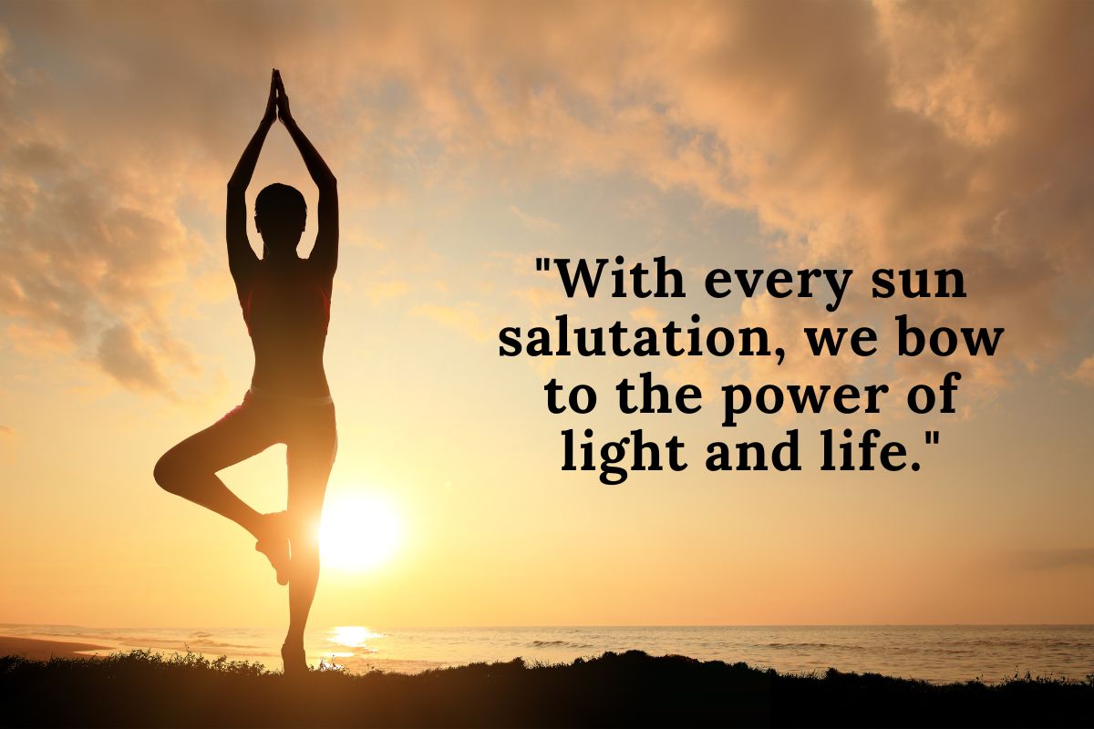 Summer solstice yoga