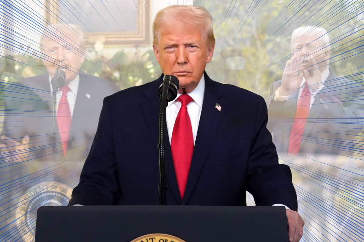 Donald Trump Loud White House Address