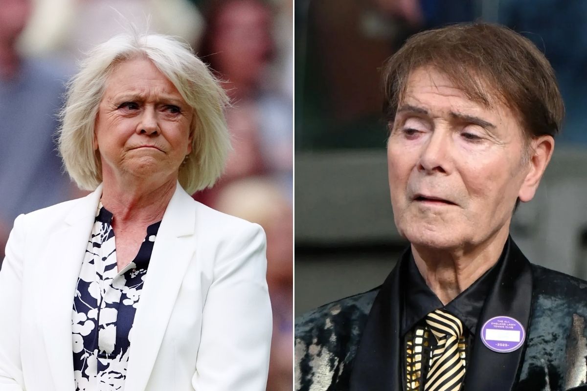 Sue Barker and Cliff Richard