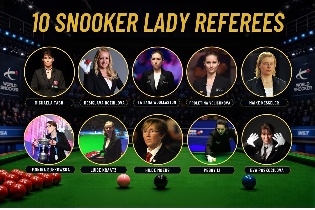10 Snooker Lady Referees Who Earned Name in Snooker World