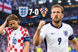England's Stunning 7-0 Win Over Croatia Lifts Them to Second Place in Nations League Group A3